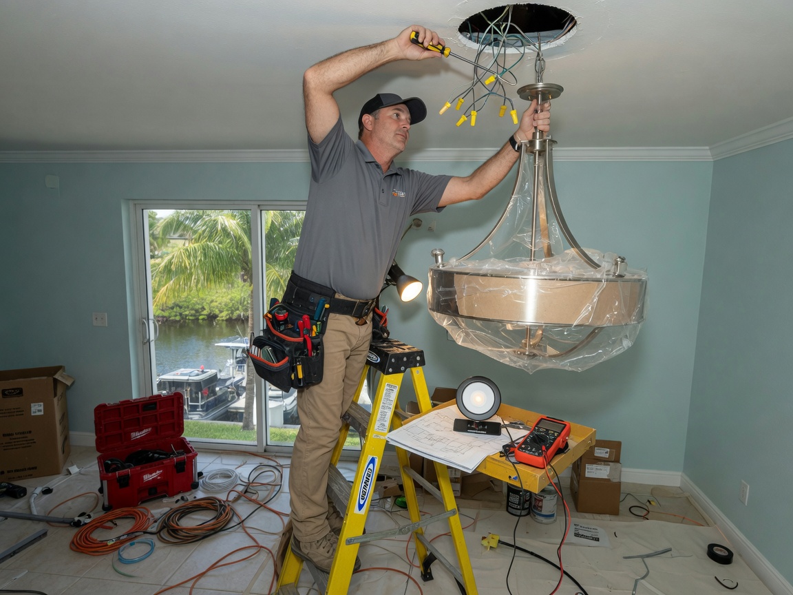 Lighting Fixture Installation in Stuart, FL